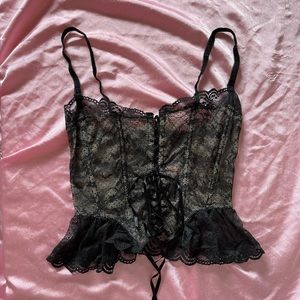 Victoria secret butterfly bustier